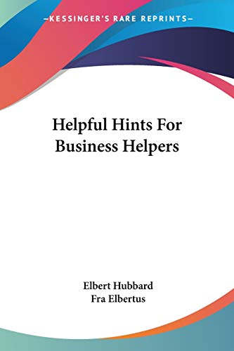 9781425498115: Helpful Hints For Business Helpers