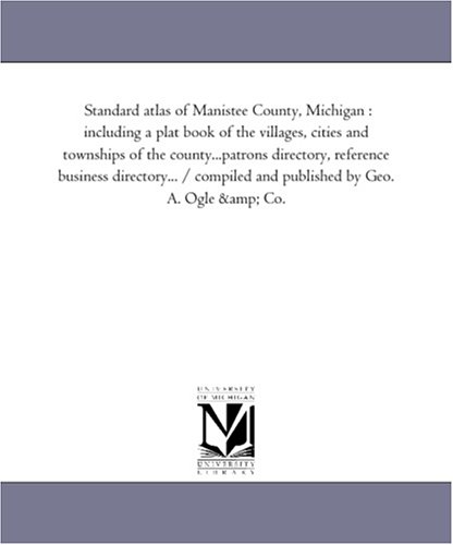 9781425506070: Standard atlas of Manistee County