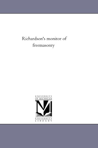 Stock image for Richardson's monitor of freemasonry for sale by Books Unplugged