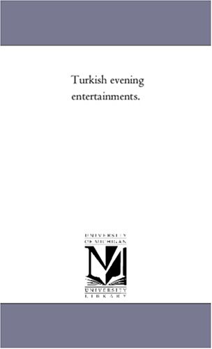 Stock image for Turkish evening entertainments. for sale by Chiron Media