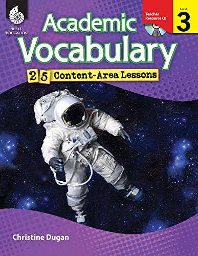 Imagen de archivo de Academic Vocabulary: 25 Content-Area Lessons Level 3 a la venta por HPB-Red