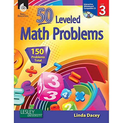 Beispielbild fr 50 Leveled Math Problems Level 3 zum Verkauf von Books From California