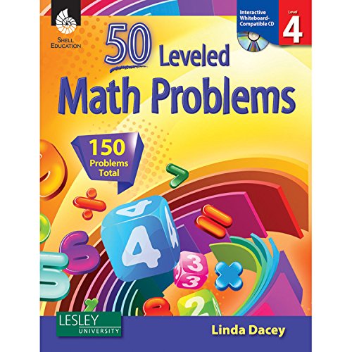 Stock image for 50 Leveled Math Problems Level 4 [With CDROM] for sale by ThriftBooks-Dallas