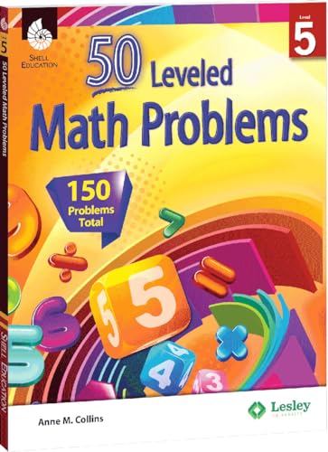 Beispielbild fr 50 Leveled Math Problems Level 5 zum Verkauf von Goodwill Books