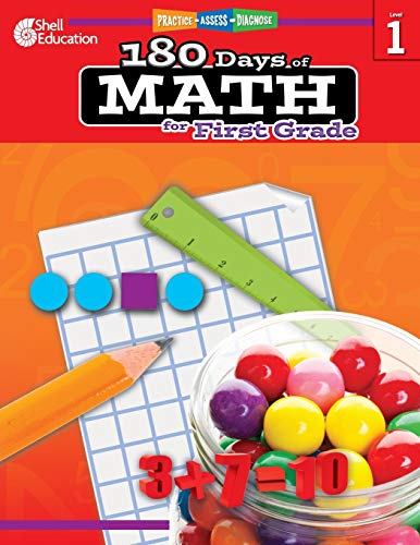 Imagen de archivo de 180 Days of Math: Grade 1 - Daily Math Practice Workbook for Classroom and Home, Cool and Fun Math, Elementary School Level Activities Created by Teachers to Master Challenging Concepts a la venta por Once Upon A Time Books