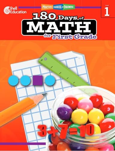 Stock image for 180 Days of Math: Grade 1 - Daily Math Practice Workbook for Classroom and Home, Cool and Fun Math, Elementary School Level Activities Created by Teachers to Master Challenging Concepts for sale by Red's Corner LLC