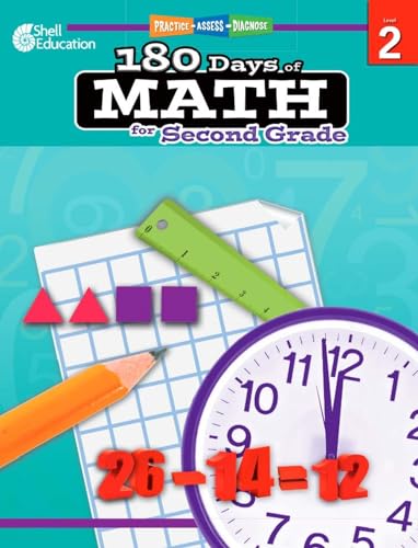 Stock image for 180 Days of Math: Grade 2 - Daily Math Practice Workbook for Classroom and Home, Cool and Fun Math, Elementary School Level Activities Created by Teachers to Master Challenging Concepts for sale by Russell Books