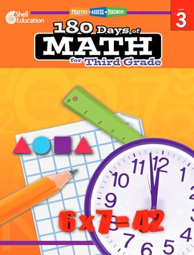 Imagen de archivo de 180 Days of Math: Grade 3 - Daily Math Practice Workbook for Classroom and Home, Cool and Fun Math, Elementary School Level Activities Created by Teachers to Master Challenging Concepts a la venta por Goodwill of Colorado
