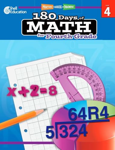 Stock image for 180 Days of Math: Grade 4 - Daily Math Practice Workbook for Classroom and Home, Cool and Fun Math, Elementary School Level Activities Created by Teachers to Master Challenging Concepts for sale by SecondSale