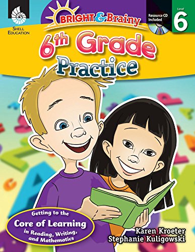 Stock image for Bright & Brainy: 6th Grade Practice for sale by HPB-Red