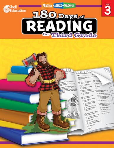 Beispielbild fr 180 Days of Reading: Grade 3 - Daily Reading Workbook for Classroom and Home, Reading Comprehension and Phonics Practice, School Level Activities Created by Teachers to Master Challenging Concepts zum Verkauf von -OnTimeBooks-
