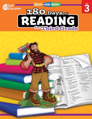 Stock image for 180 Days of Reading: Grade 3 - Daily Reading Workbook for Classroom and Home, Reading Comprehension and Phonics Practice, School Level Activities Created by Teachers to Master Challenging Concepts for sale by -OnTimeBooks-