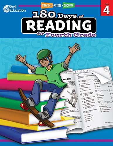 Beispielbild fr 180 Days of Reading: Grade 4 - Daily Reading Workbook for Classroom and Home, Reading Comprehension and Phonics Practice, School Level Activities Created by Teachers to Master Challenging Concepts zum Verkauf von SecondSale