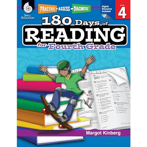 9781425809256: 180 Days of Reading for Fourth Grade: Practice, Assess, Diagnose (180 Days of Practice)