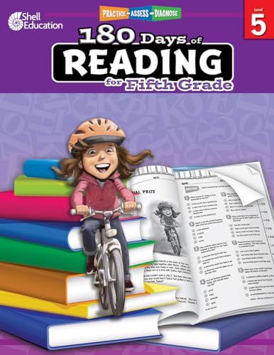 Beispielbild fr 180 Days of Reading: Grade 5 - Daily Reading Workbook for Classroom and Home, Reading Comprehension and Phonics Practice, School Level Activities Created by Teachers to Master Challenging Concepts zum Verkauf von ThriftBooks-Dallas