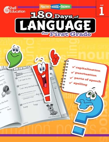 Imagen de archivo de 180 Days of Language for First Grade ? Build Grammar Skills and Boost Reading Comprehension Skills with this 1st Grade Workbook (180 Days of Practice) a la venta por Books Unplugged