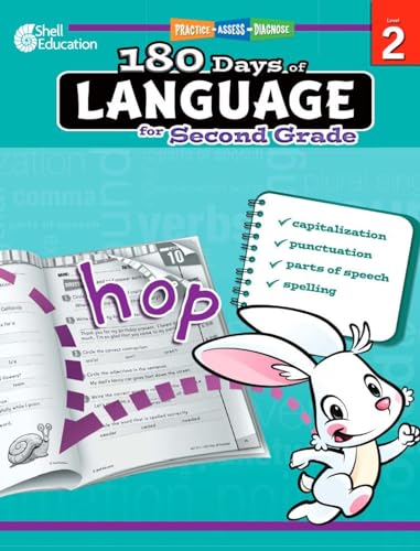 Stock image for 180 Days of Language for Second Grade Build Grammar Skills and Boost Reading Comprehension Skills with this 2nd Grade Workbook (180 Days of Practice) for sale by Seattle Goodwill