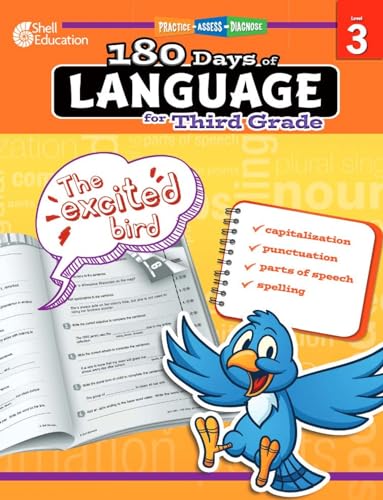 Stock image for 180 Days of Language for Third Grade Build Grammar Skills and Boost Reading Comprehension Skills with this 3rd Grade Workbook (180 Days of Practice) for sale by Goodwill Books