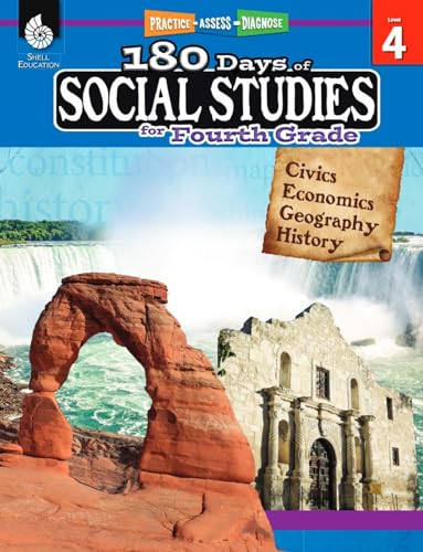 Stock image for 180 Days of Social Studies: Grade 4 - Daily Social Studies Workbook for Classroom and Home, Cool and Fun Civics Practice, Elementary School Level . by Teachers (180 Days of Practice, Level 4) for sale by Goodwill of Colorado