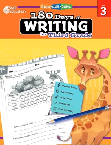 Stock image for 180 Days of Writing for Third Grade: Practice, Assess, Diagnose for sale by ThriftBooks-Atlanta