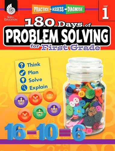 Imagen de archivo de 180 Days of Problem Solving for 1st Grade Build Math Fluency with this 1st Grade Math Workbook (180 Days of Practice) a la venta por KuleliBooks