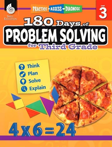 Imagen de archivo de 180 Days of Problem Solving for Third Grade  " Build Math Fluency with this 3rd Grade Math Workbook (180 Days of Practice) a la venta por HPB-Emerald