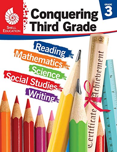 Stock image for Conquering Third Grade - Student workbook (Grade 3 - All subjects including: Reading, Math, Science More) (Conquering the Grades) for sale by Goodwill