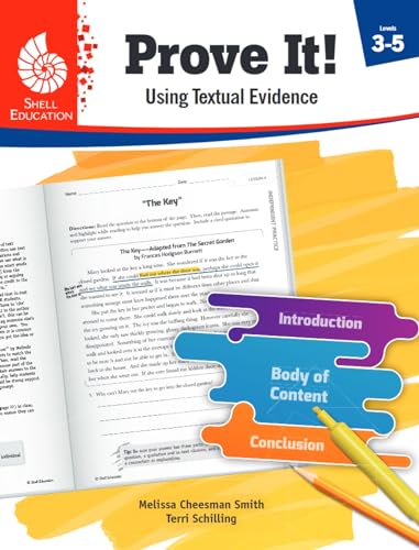 Imagen de archivo de Prove It! Using Textual Evidence, Levels 3-5 (Classroom Resources) a la venta por SecondSale