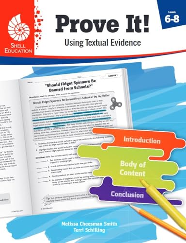 Imagen de archivo de Prove It! Using Textual Evidence, Levels 6-8 (Classroom Resources) a la venta por HPB-Red