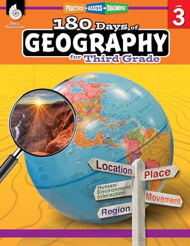 Beispielbild fr 180 Days of Geography for Third Grade : Practice, Assess, Diagnose zum Verkauf von Better World Books