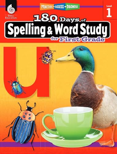 Stock image for 180 Days of Spelling and Word Study: Grade 1 - Daily Spelling Workbook for Classroom and Home, Cool and Fun Sight Word Practice, Elementary School . Created by Teachers (180 Days of Practice) for sale by BooksRun