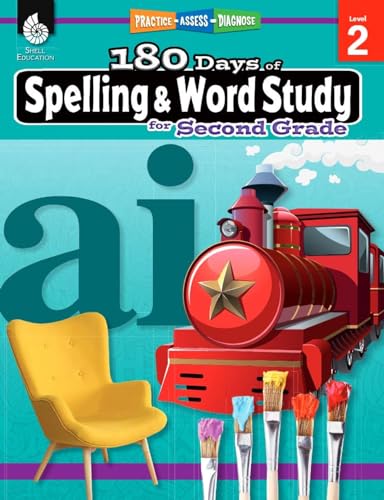 Stock image for 180 Days of Spelling and Word Study: Grade 2 - Daily Spelling Workbook for Classroom and Home, Cool and Fun Practice, Elementary School Level . Challenging Concepts (180 Days of Practice) for sale by ZBK Books