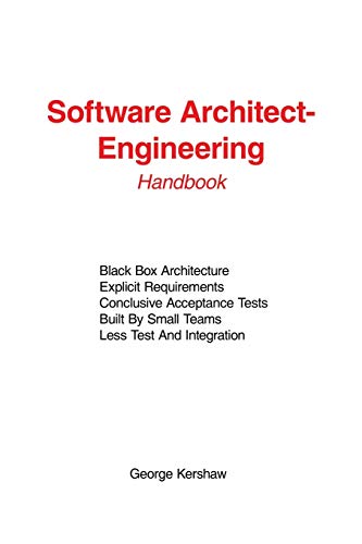 Stock image for Software ArchitectEngineering Handbook for sale by PBShop.store US