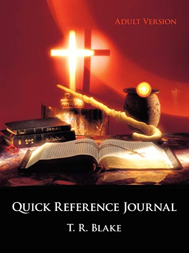 Imagen de archivo de Quick Reference Journal Adult Version a la venta por PBShop.store US