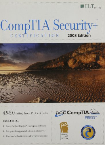 Imagen de archivo de Comptia Security + Certification, 2008 Edition + Certblaster (ILT) a la venta por HPB-Red