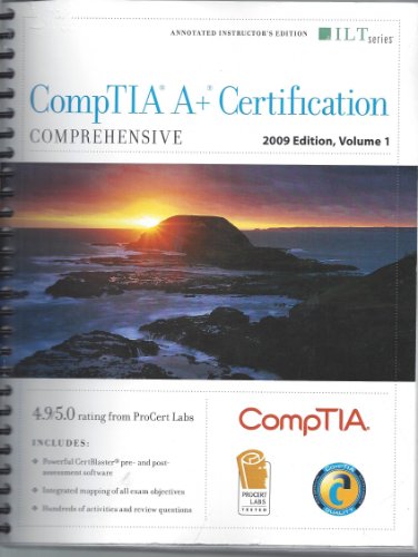 CompTIA A+ Certification Comprehensive 2009 Edition + CertBlaster Instructor's Edition (9781426018619) by Axzo Press Axzo Press