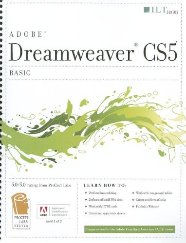 Beispielbild fr Dreamweaver Cs5: Basic, Aca Edition + Certblaster (ILT) zum Verkauf von Buchmarie