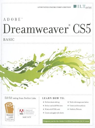 9781426020889: Dreamweaver CS5: Basic: ACA Edition (ILT)