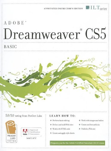 9781426020889: Dreamweaver Cs5: Basic, Aca Edition + Certblaster