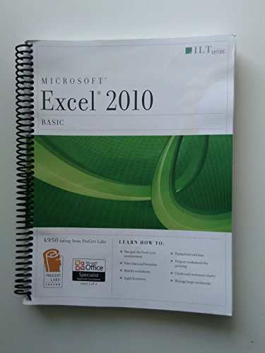 9781426021534: Excel 2010: Basic