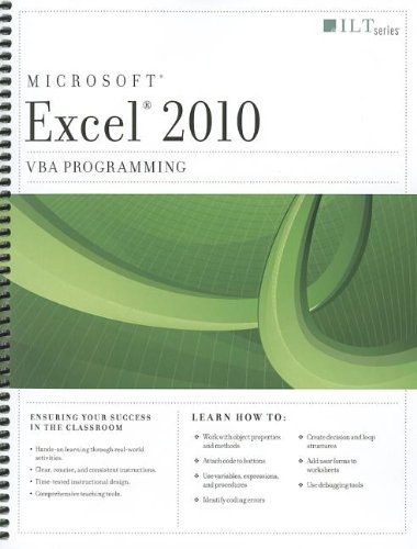 9781426029233: Excel 2010: Vba Programming + Data