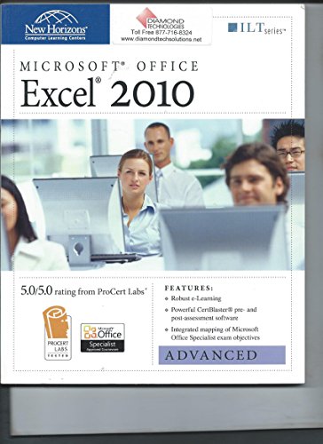 9781426029479: Microsoft Office Excel 2010 - Advanced