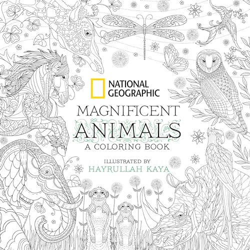 9781426218156: National Geographic Magnificent Animals: A Coloring Book