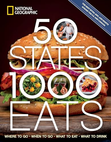 Stock image for 50 States, 1,000 Eats: Where to Go, When to Go, What to Eat, What to Drink (5,000 Ideas) [Paperback] Yogerst, Joe for sale by Lakeside Books