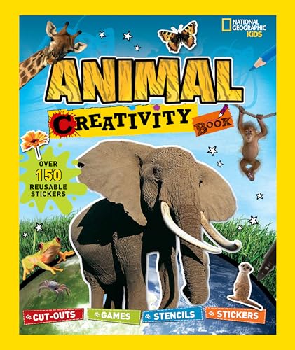 9781426314025: Animal Creativity Book: Cut-outs, Games, Stencils, Stickers (Activity Books) [Idioma Ingls]