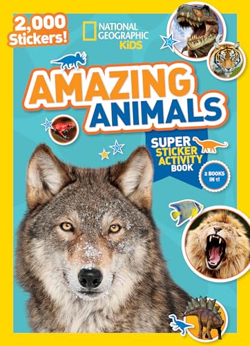 Beispielbild fr National Geographic Kids Amazing Animals Super Sticker Activity Book-Special Sales Edition: 2,000 Stickers! (NG Sticker Activity Books) zum Verkauf von Goodwill of Colorado