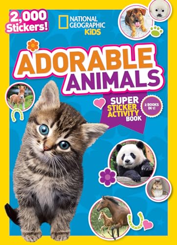 Beispielbild fr Adorable Animals Super Sticker Activity Book : 2,000 Stickers! zum Verkauf von Better World Books