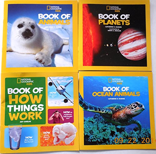 Imagen de archivo de National Geographic Kids Book of Animals, Planets, Ocean Animals and How Things Work a la venta por Your Online Bookstore