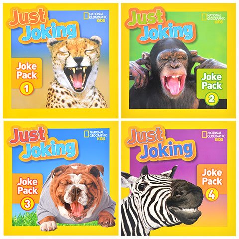 Stock image for National Geographic Kids JUST JOKING Joke Packs | Pack of 4 for sale by ThriftBooks-Atlanta