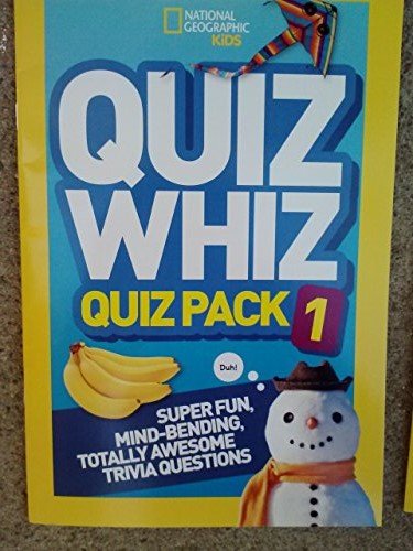 Stock image for National Geographic Kids Quiz Whiz Pack 1 for sale by Your Online Bookstore